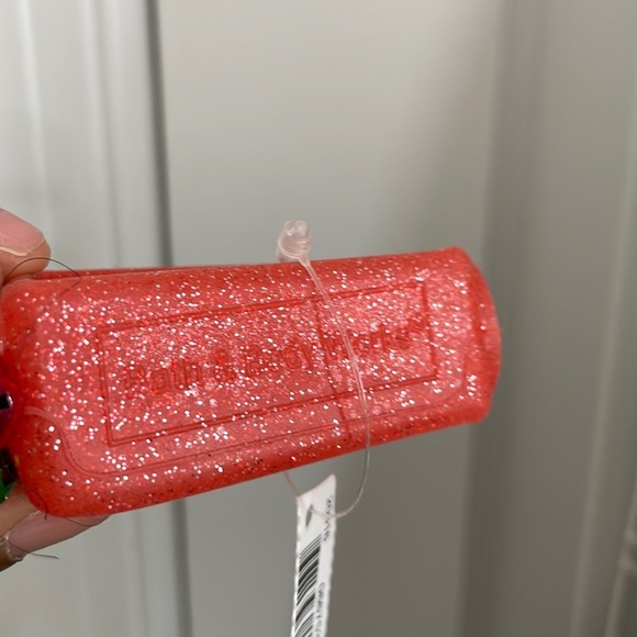 Bath and Body Works holiday Christmas sanitizer holder keychain jingle bells - Picture 3 of 3